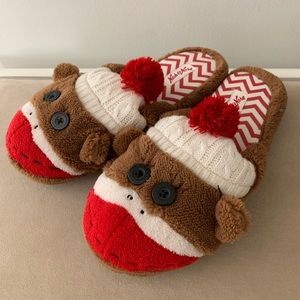 🧦 🐒 Sock monkey slippers 🐒🧦